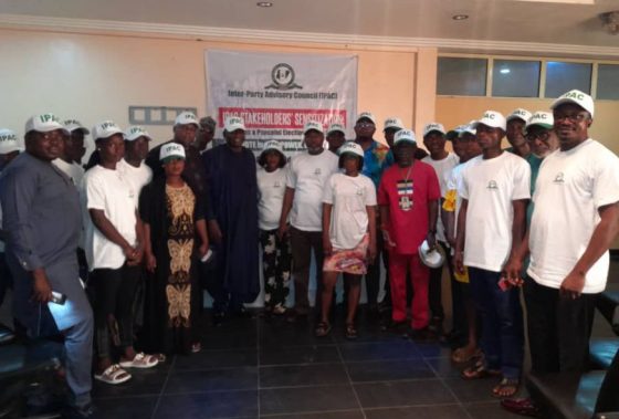 A SENSITIZATION FORUM ON PEACEFUL CONDUCT OF 2022 GOVERNORSHIP ELECTION IN EKITI STATE