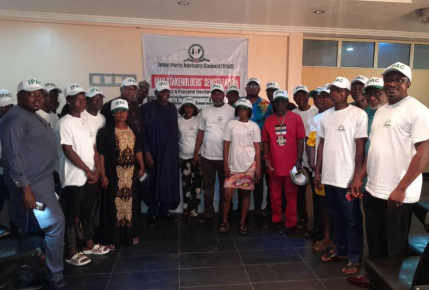 IPAC STAKEHOLDERS’ SENSITIZATION TOWARDS A PEACEFUL ELECTION IN EKITI STATE